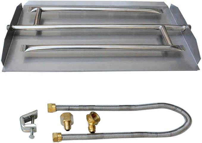 Flat Fire Glass Burner